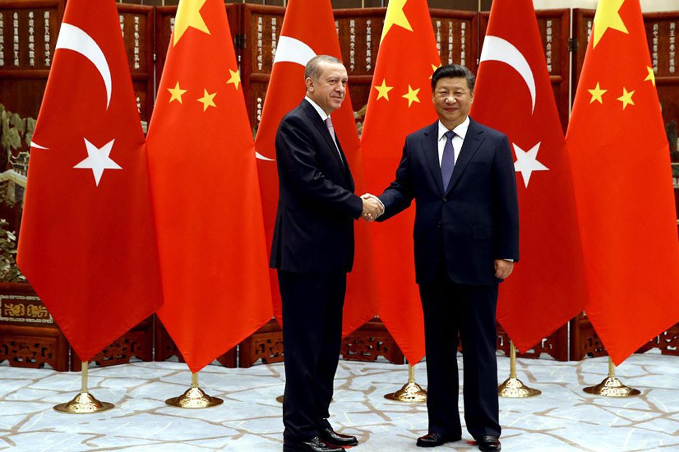Cumhurbaşkanı Erdoğan, Şi Cinping ile görüştü